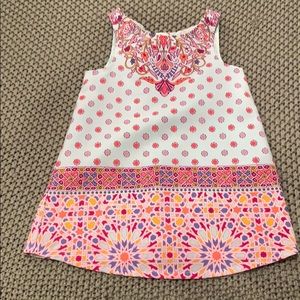 12-18 mo preppy paisley dress